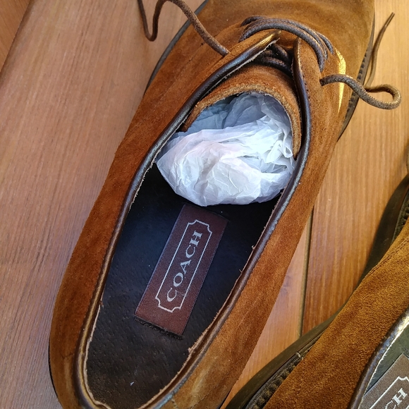COACH MEN'S SUEDE LACE UP CASUAL SHOE 8.5M - Picture 5 of 6